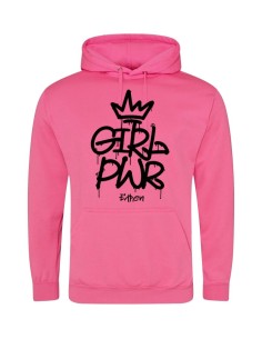GIRL PWR SWEAT - FLUO ROSE